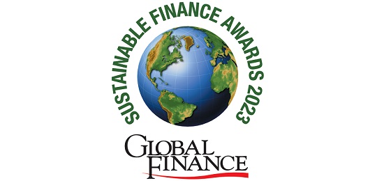 Logo du prix Best Sustainable Finance Bank 2023