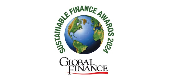 Logo of the Best Sustainable Finance Bank 2024 award